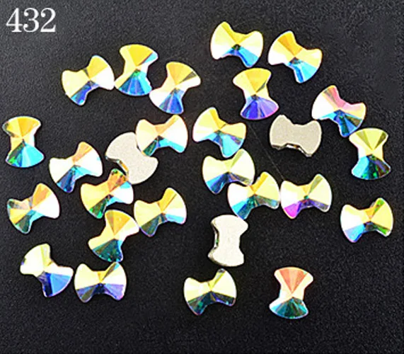 3d Стразы Блестящий сверкающие прозрачный арт для ногтей наклейки