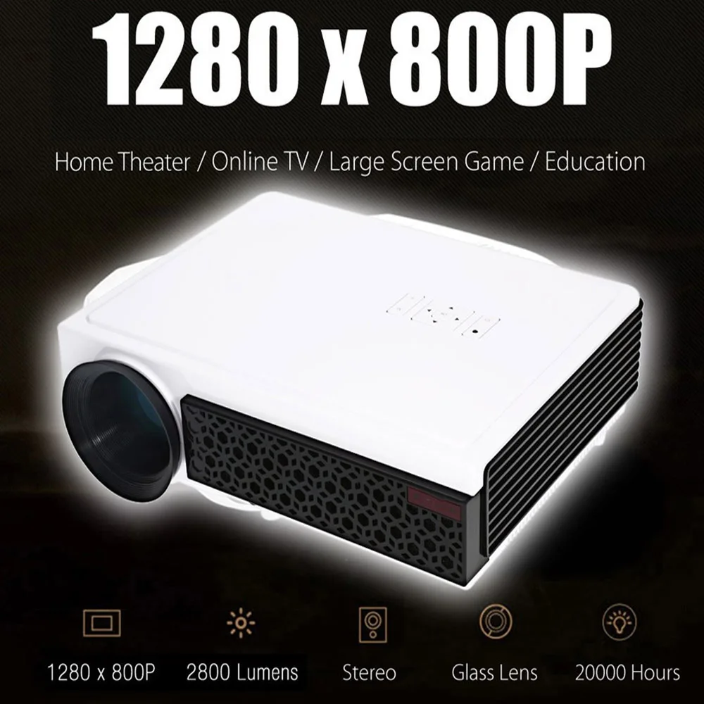 Led 86 Projector Update Version LED 96 Lcd Proyector Wireless Projetor With HDMI USB VGA YPbPr Beamer |