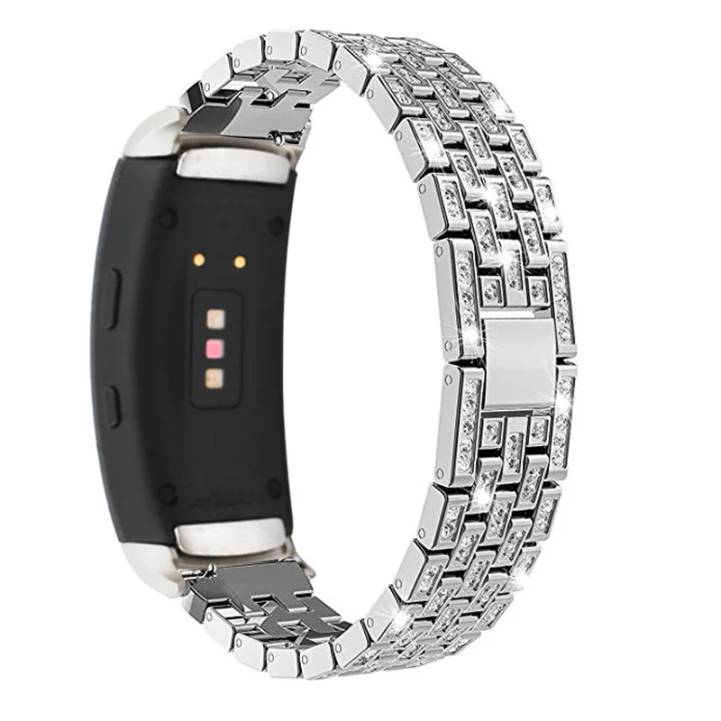 2 в 1 для samsung Galaxy gear Fit2 pro ремешок из нержавеющей стали металлический ремешок для samsung Galaxy gear Fit 2 SM-R360 браслет
