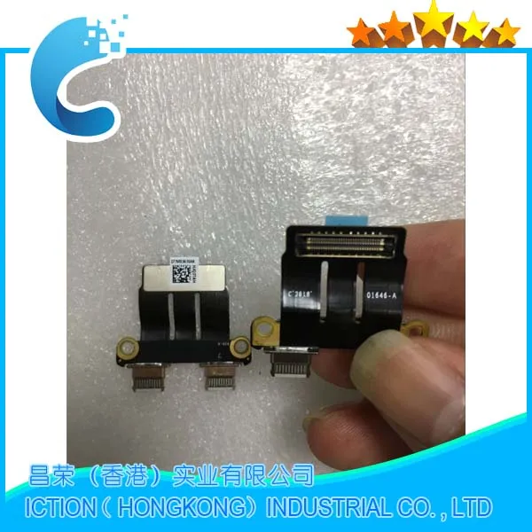 Новый 821 01646 02 для Macbook Pro Retina 13 &quot15&quot A1989 A1990 Тип C USB зарядки DC IN Мощность Jack Разъем