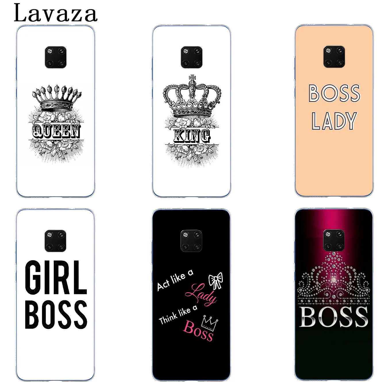 Чехол для телефона Lavaza boss King queen Huawei Mate 30 10 20 Pro Lite Nova 5I 4 3i 3 2i 2 Y6 Prime | Мобильные