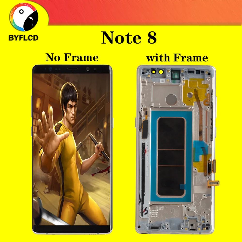 Оригинальный Amoled дисплей ЖК для samsung Note 8 N9500 N950U N950FD экран Galaxy с сгорающим теневым