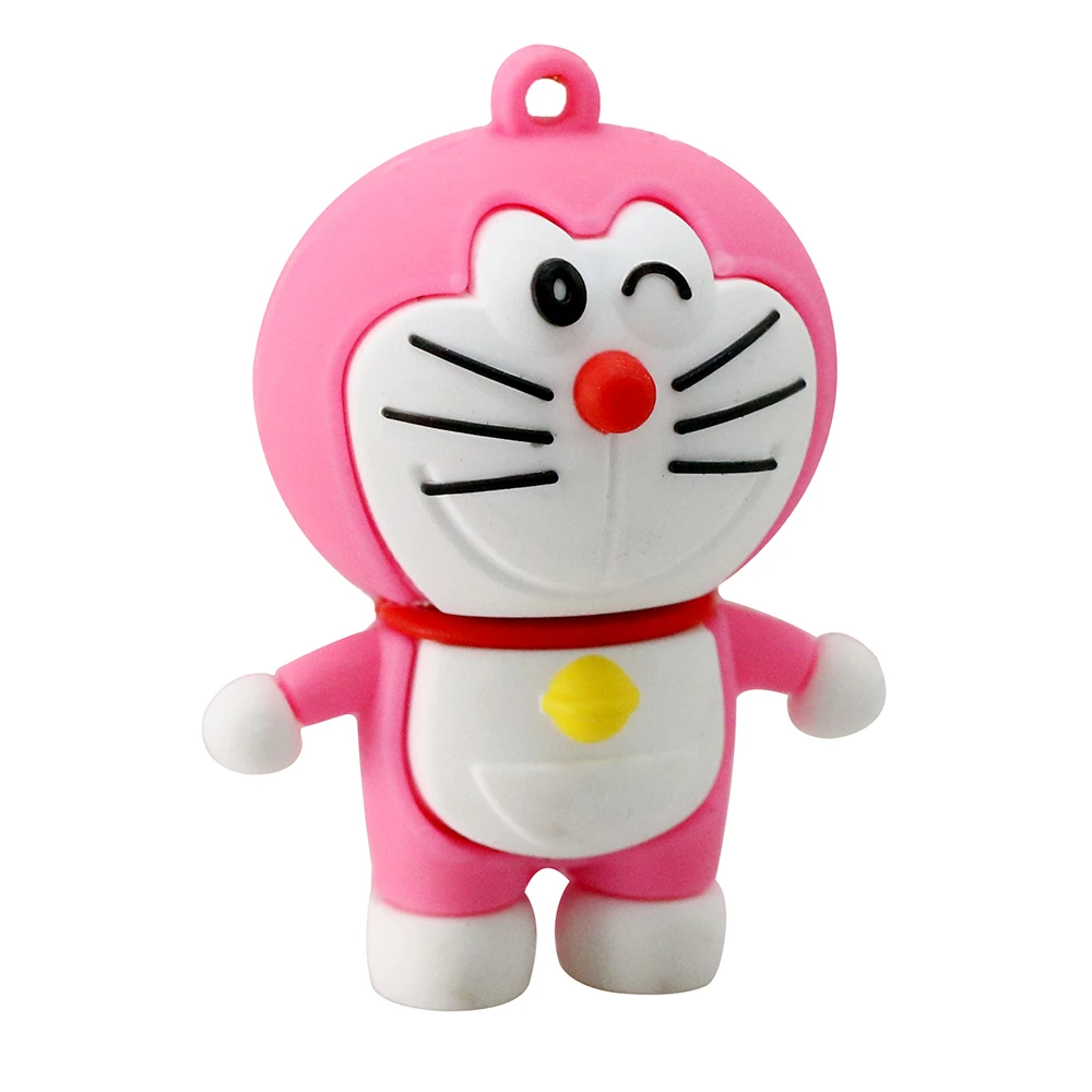 USB 2,0 флеш-накопители мультфильм Doraemon Cat карта памяти, Флеш накопитель 4 ГБ 8 ГБ 16 ГБ 32 ГБ 64 ГБ 128 Гб флешки Usb-флэш-диск подарки