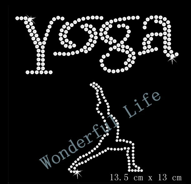 YX Бесплатная доставка Йога железо на горный хрусталь передача мотив дизайн в