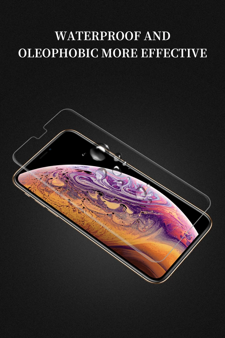 Полный Клей закаленное стекло для apple Iphone 6 7 8 plus УФ жидкий экран протектор для x xr xs xsmax 11 11 pro 11 promax