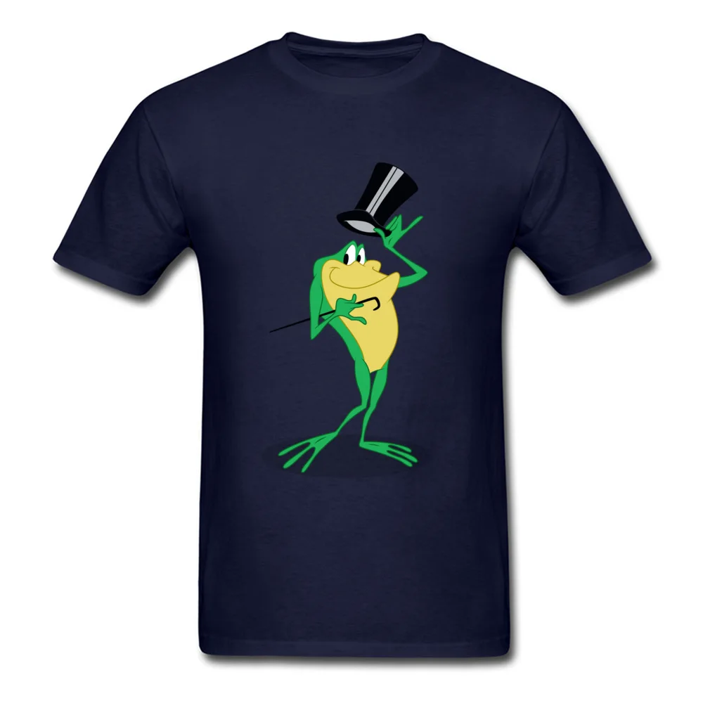 Magician Mr. Frog Print Men Cotton T-shirt White Yellow Green Black Tops &amp Tees Custom Funny Cartoon Tshirt Store | Мужская одежда