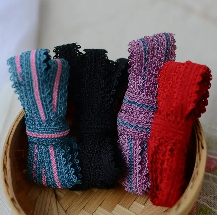 Эластичная кружевная отделка 5 м/лот ширина 12 мм аксессуары для нижнего белья |