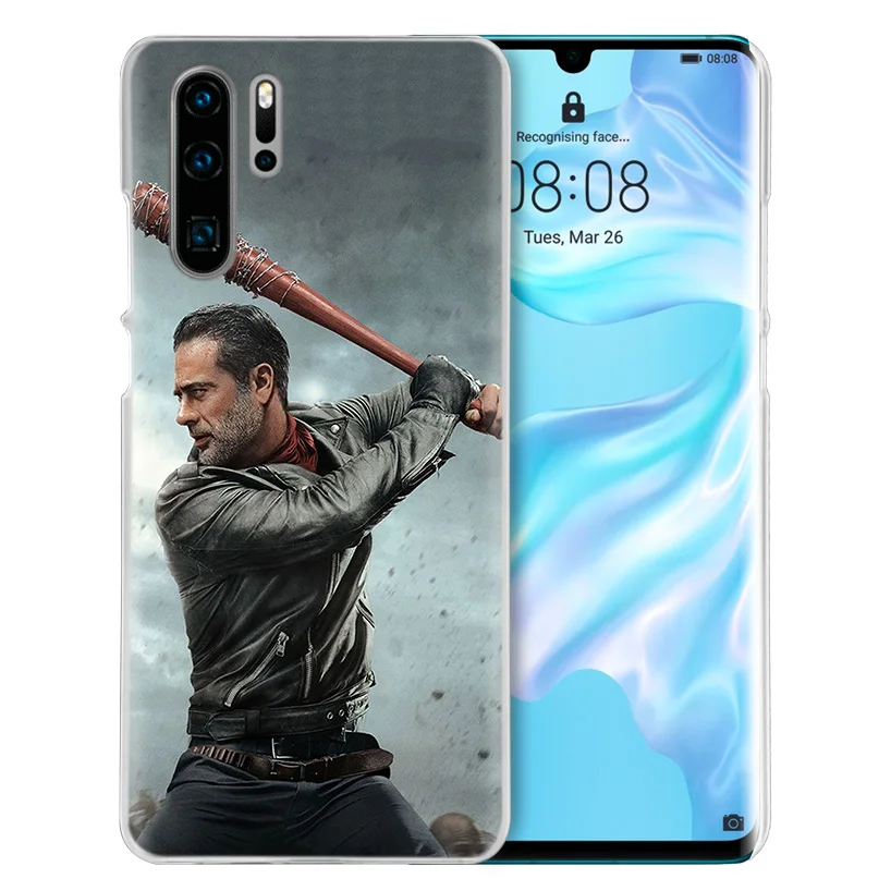 Чехол Negan Walking Dead для huawei P20 P Smart Z Plus Nova 5 5i P30 P10 P9 P8 mate 10 20 lite Pro жесткий чехол для телефона из поликарбоната