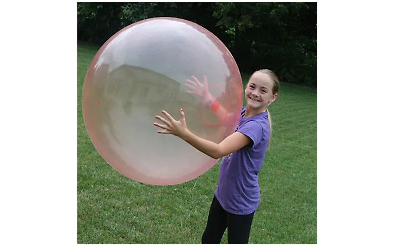 Прозрачный ТПР большой воздушный шар wuble bubble ball креативная Детская Игрушка надувной шар День Рождения