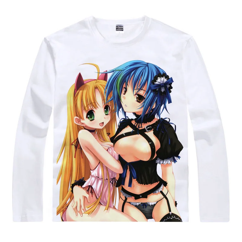Style 8 Coolprint аниме рубашка школа DXD BorN футболки мульти-стиль длинный рукав Xenovia Quarta Akeno Himejima Косплей Motivs рубашки - Цвет: Style 8