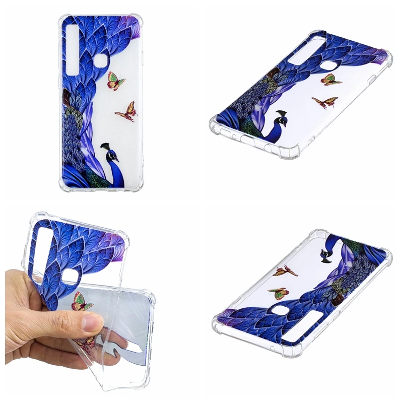Для huawei P30 Pro P Smart 2019 Galaxy S10 Lite Plus A8S A9 2018 противоударный мягкий рельеф ТПУ чехол с