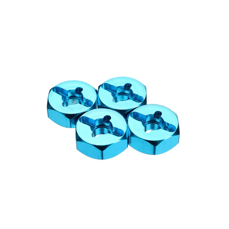 JIMITU 4 шт. 1/18 WLtoys A949 A959 A969 A979 K929 обода колеса Hex 7 мм обновление 12 мм адаптер из алюминиевого сплава может использовать шины 1/10