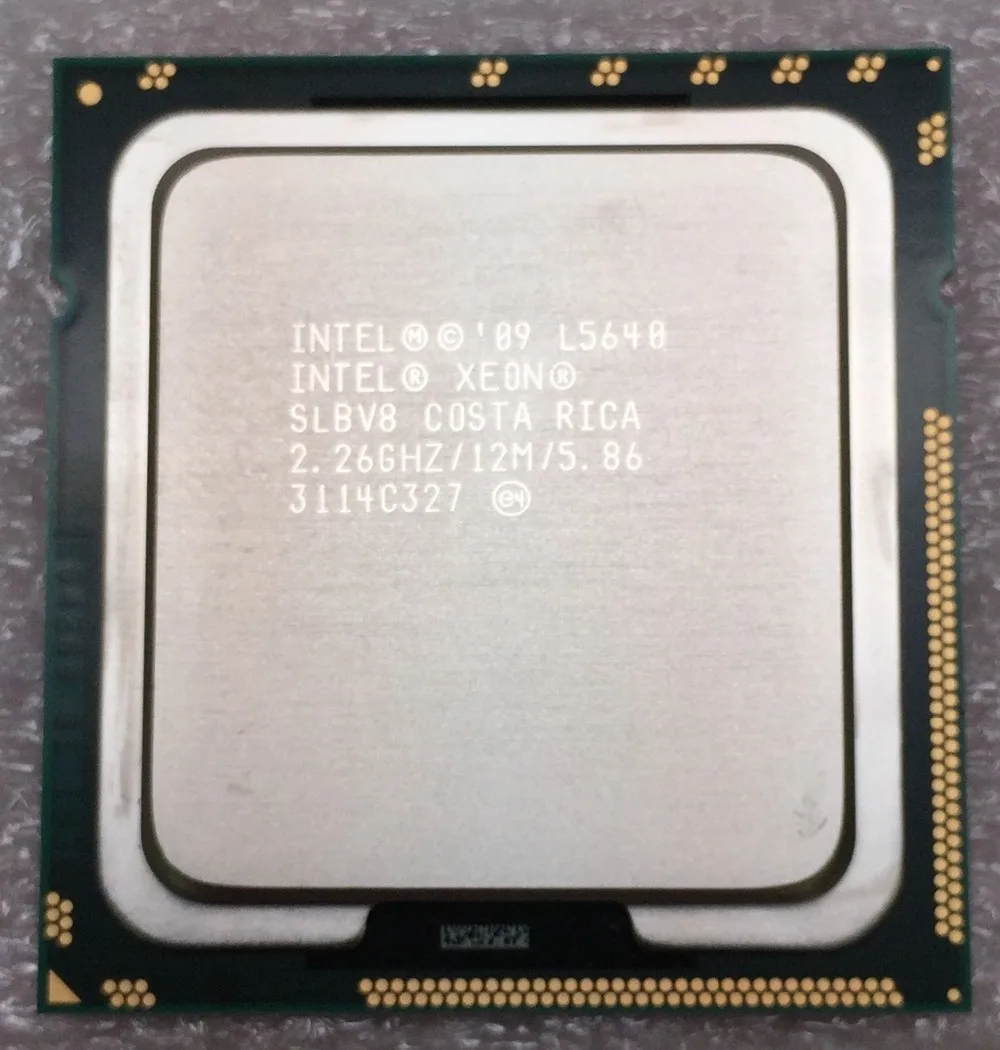 Серверный процессор Intel Xeon L5640 2 26 ГГц 12 МБ 5 86 ГТ/с SLBV8 LGA 1366 | Компьютеры и офис