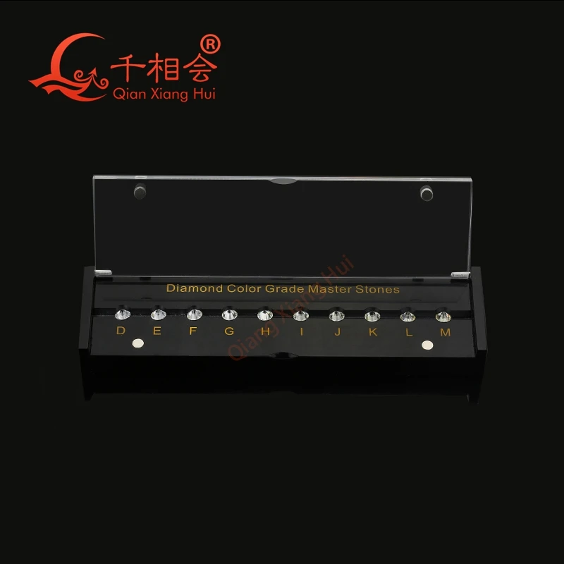 

4C diamond standard D To M diamond color grading round shape with laser Cubic Zirconia stone Master Tester Tools