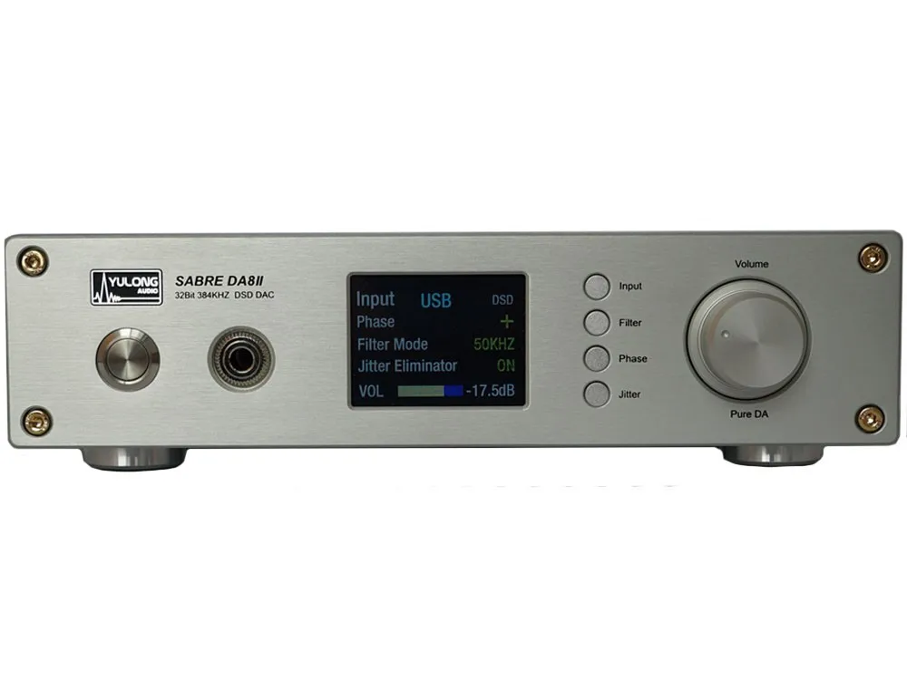 Yulong Sabre DA8II 32Bit/384KHz USB DSD DAC Decoder + Headphone Amplifier | Электроника