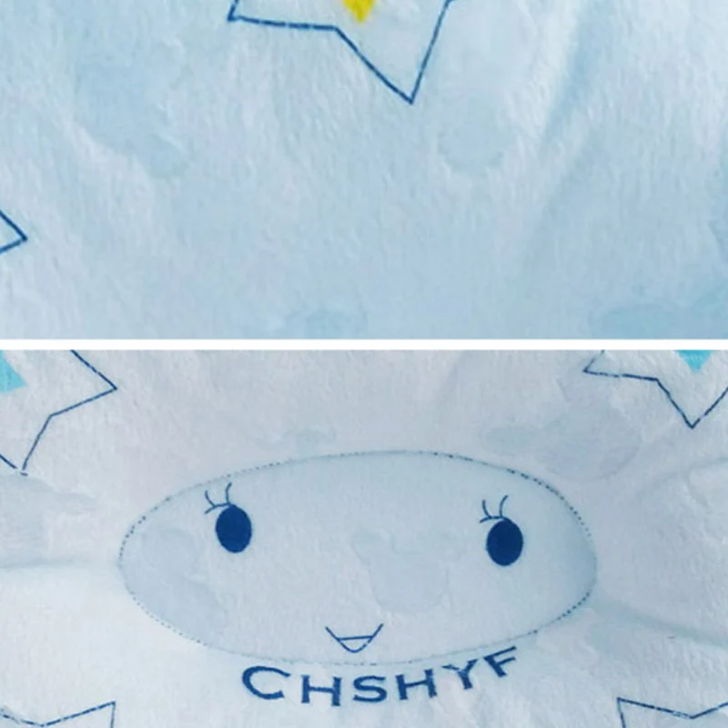 Подушка для новорожденного мягкая правильная с рисунком звезды предотвращает