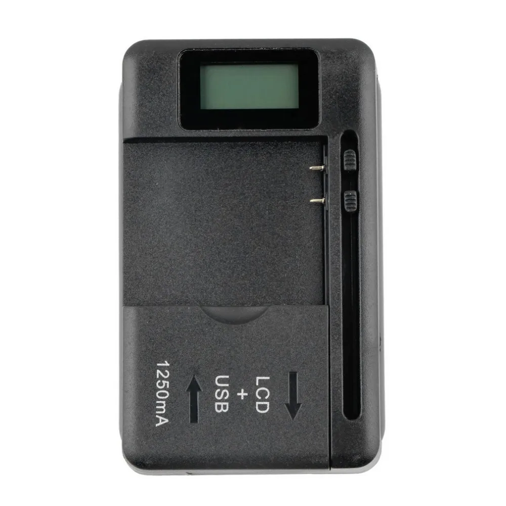 Универсальное зарядное устройство ЖК-экран индикатора для телефонов USB порт US Plug, подходит для многих других перезаряжаемых литий-ионных батарей