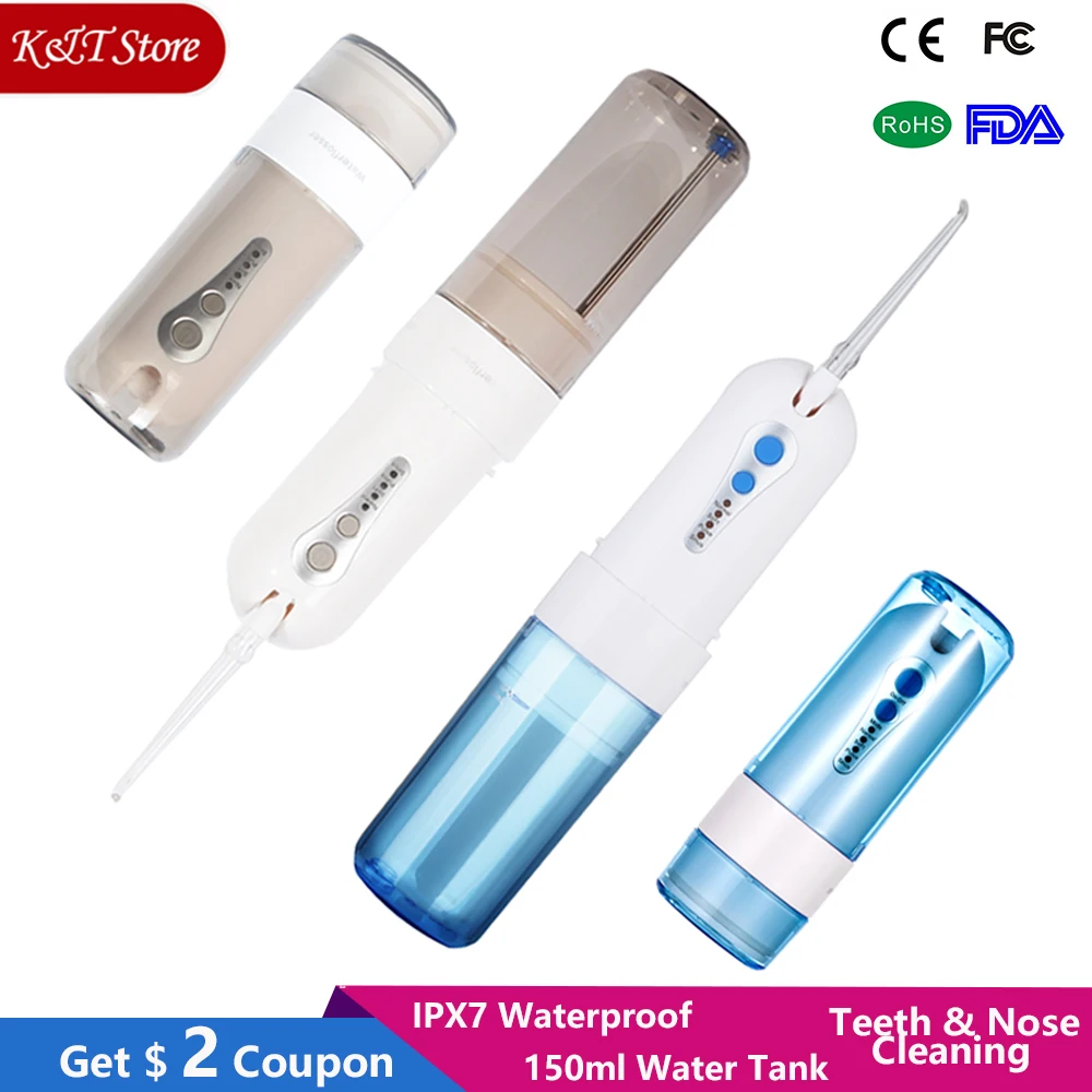 Ирригатор полости рта портативный с зарядкой от USB 150 мл|Ирригаторы для рта| |