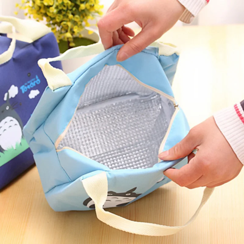 Детские Мультяшные термосумки Totoro для еды изолированные милые Подогреватели