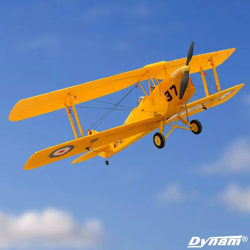 Dynam Tiger Moth tiger dynam 1 27 метров пенопластовая модель крыла самолета|tiger moth|foam model aircraftwing