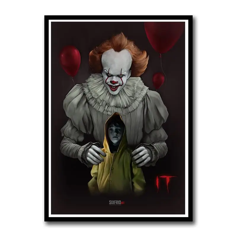 Стивен Кинг это террор постер картина современная спальня современные картины