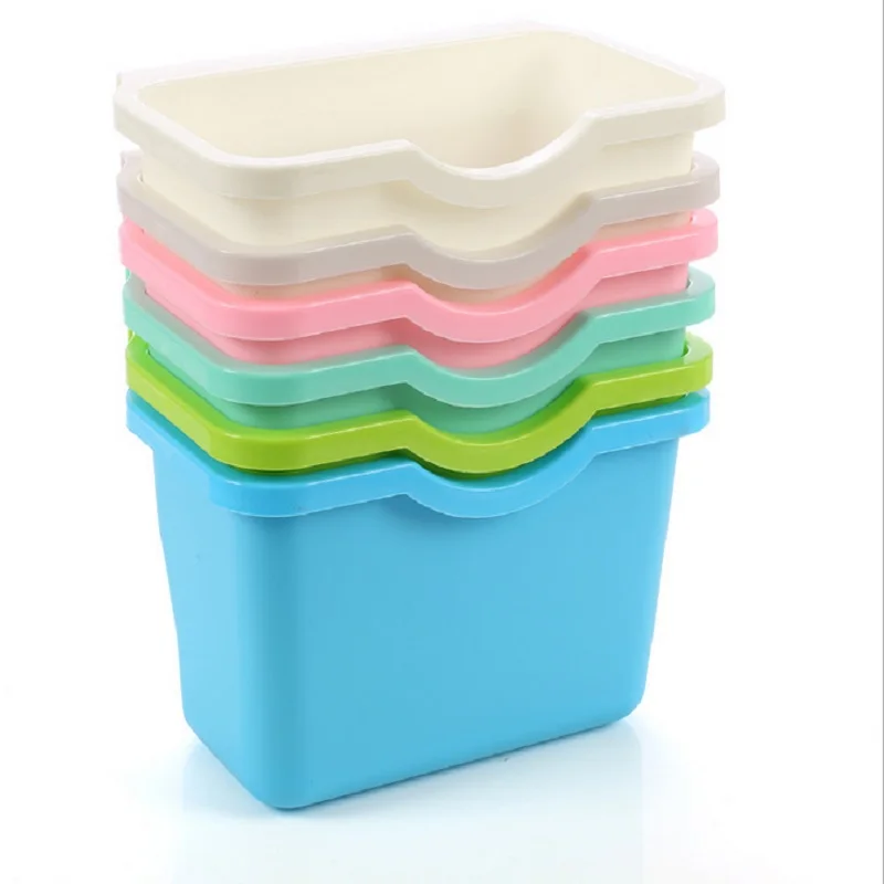 Multicolor creative hanging multifunctional Household Desktop Storage barrel trash can storage box kitchen Cupboard Waste Bin | Дом и сад