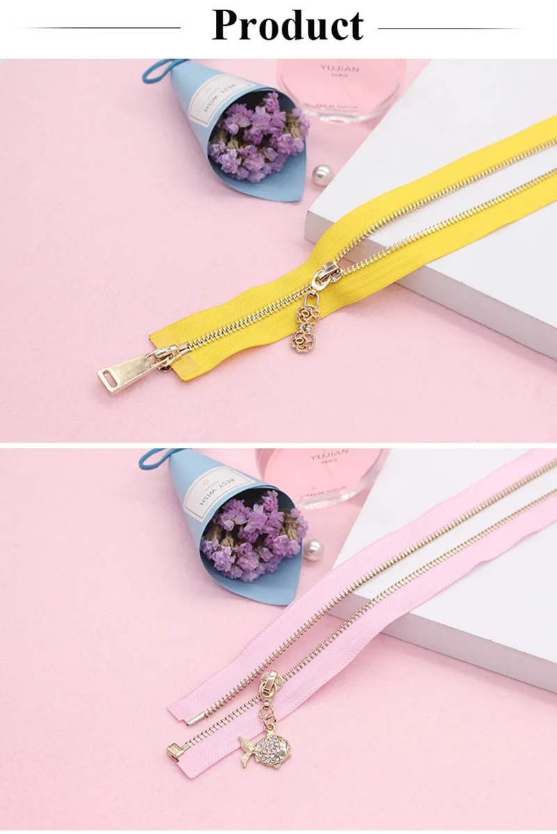 Meetee 5#70-120 см металлическая молния двойной ползунок Open-end Декор молния для DIY швейная одежда пальто куртка ремесла аксессуары AP543