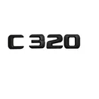 Матовый черный стикер C 320 для багажника автомобиля, буквы заднего вида, эмблема, переводная наклейка для Mercedes Benz C Class C320