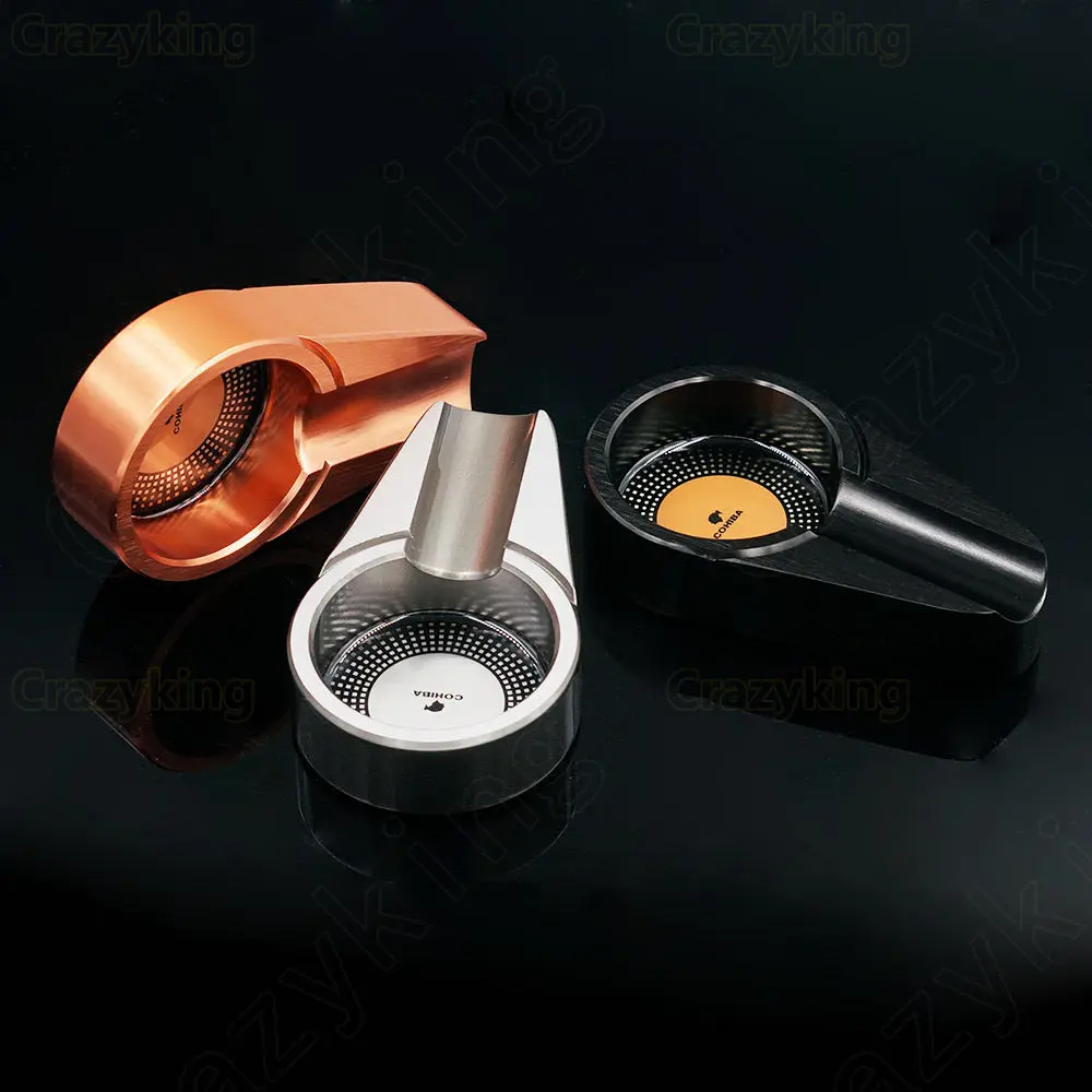 Металлическая Пепельница для сигар COHIBA небольшого размера из титанового