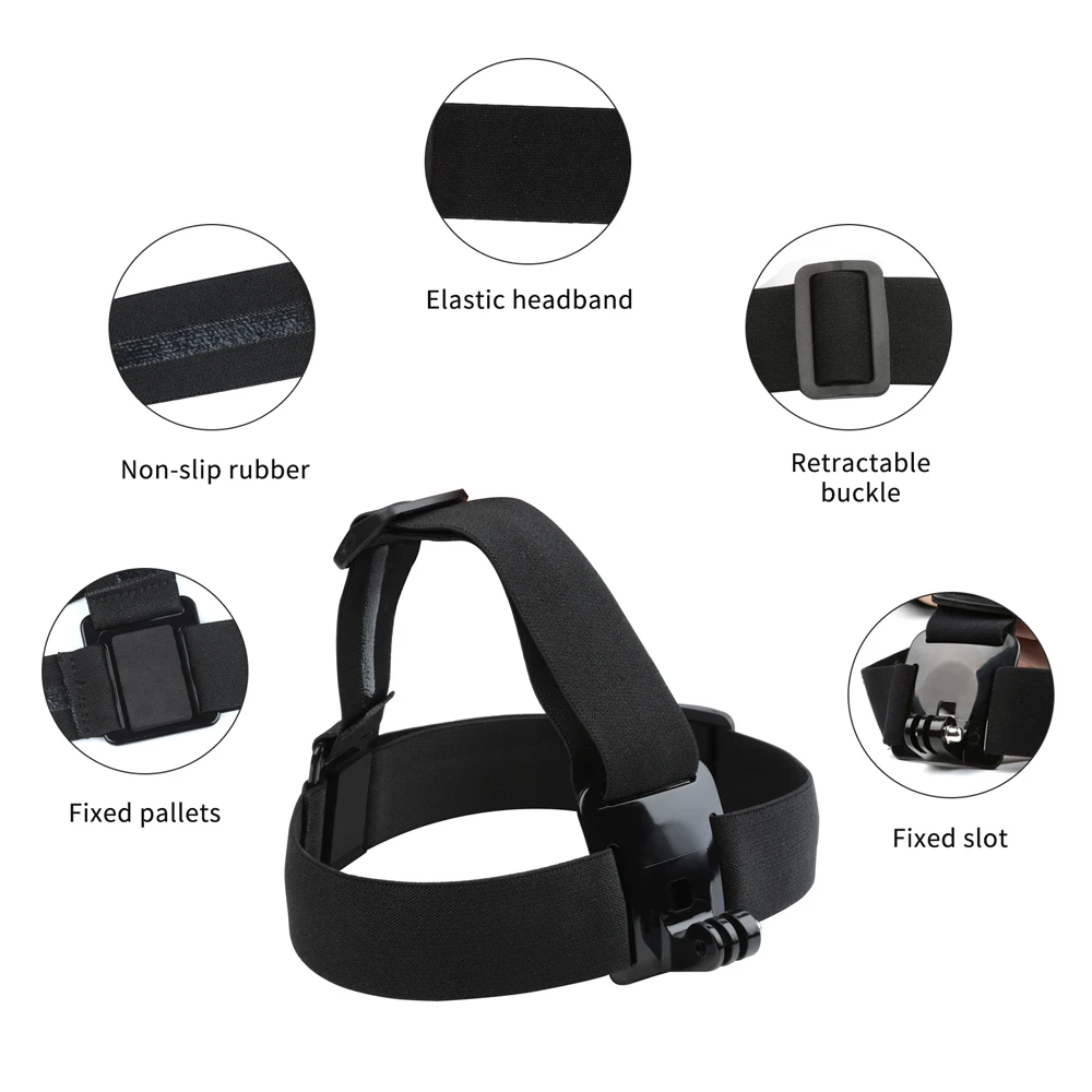 SHOOT нагрудный ремень для крепления на голову GoPro Hero 9 8 7 5 Black Xiaomi Yi 4K Sjcam M10 Sj8 pro Eken H9 Dji