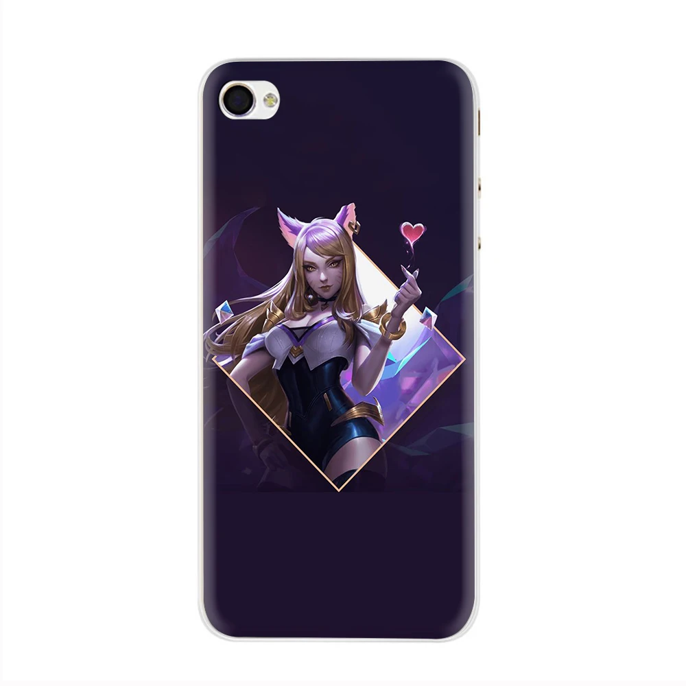 H1 Лига Легенд kda kaisa жесткий чехол для телефона для iPhone 5 5S 6 6s 7 8 plus X XR XS 11 Pro Max - Цвет: H1