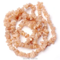 high quality 5 8mm natural color sun stone chip shape diy gems loose beads strand 16 jewellery creative making w3330