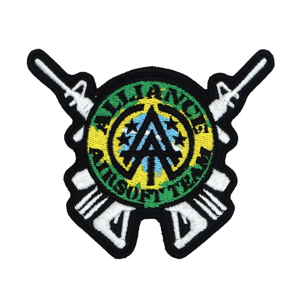 AIRSOFT TEAM ALLIANCE вышитая аппликация этикетка для шитья панк байкерское патчи одежды