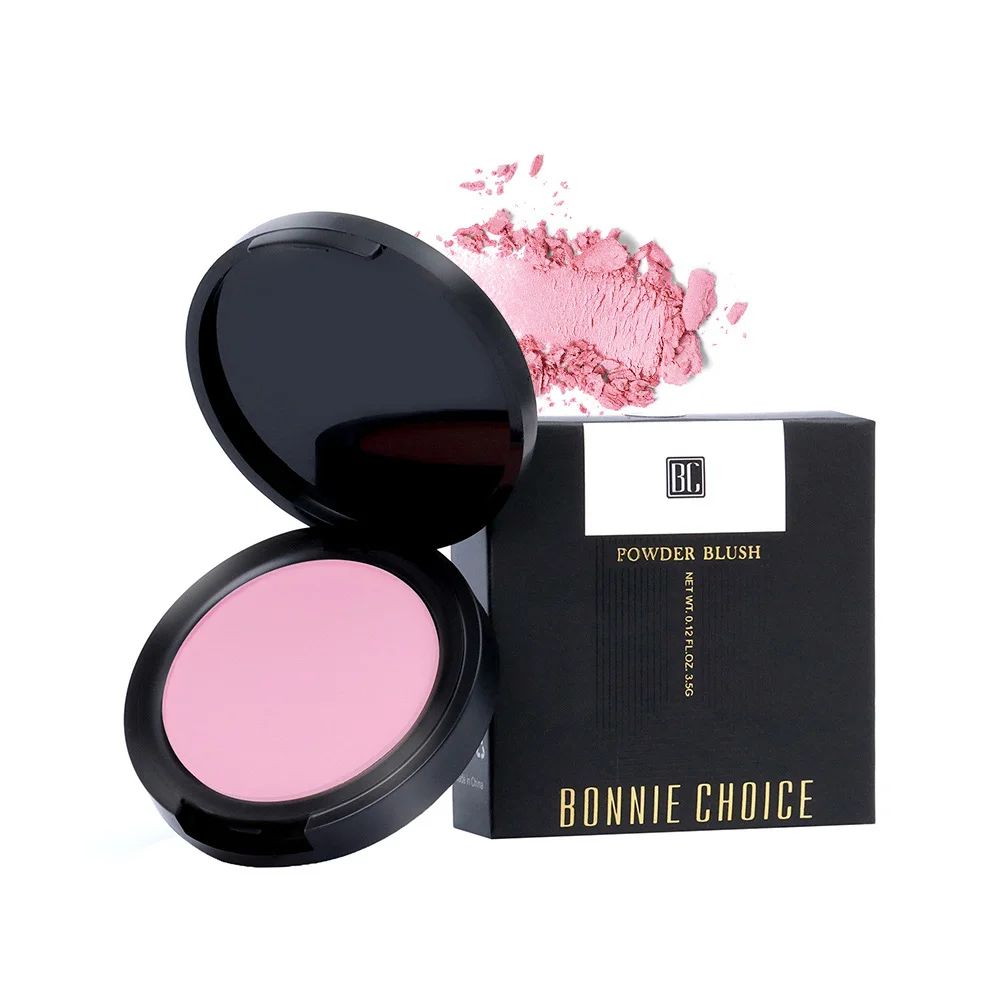 BONNIE CHOICE натуральные Румяна запеченные для щек лица текстура Запеченные Основа