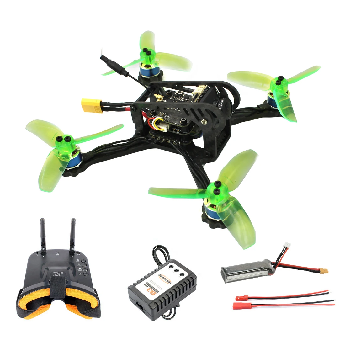 DIY 135 мм Мини F3 OSD 2 S RC FPV гоночный квадкоптер 10A 7500KV Бесщеточный 2,4G 6ch bnf RTF наборы 1200TVL HD очки для камеры