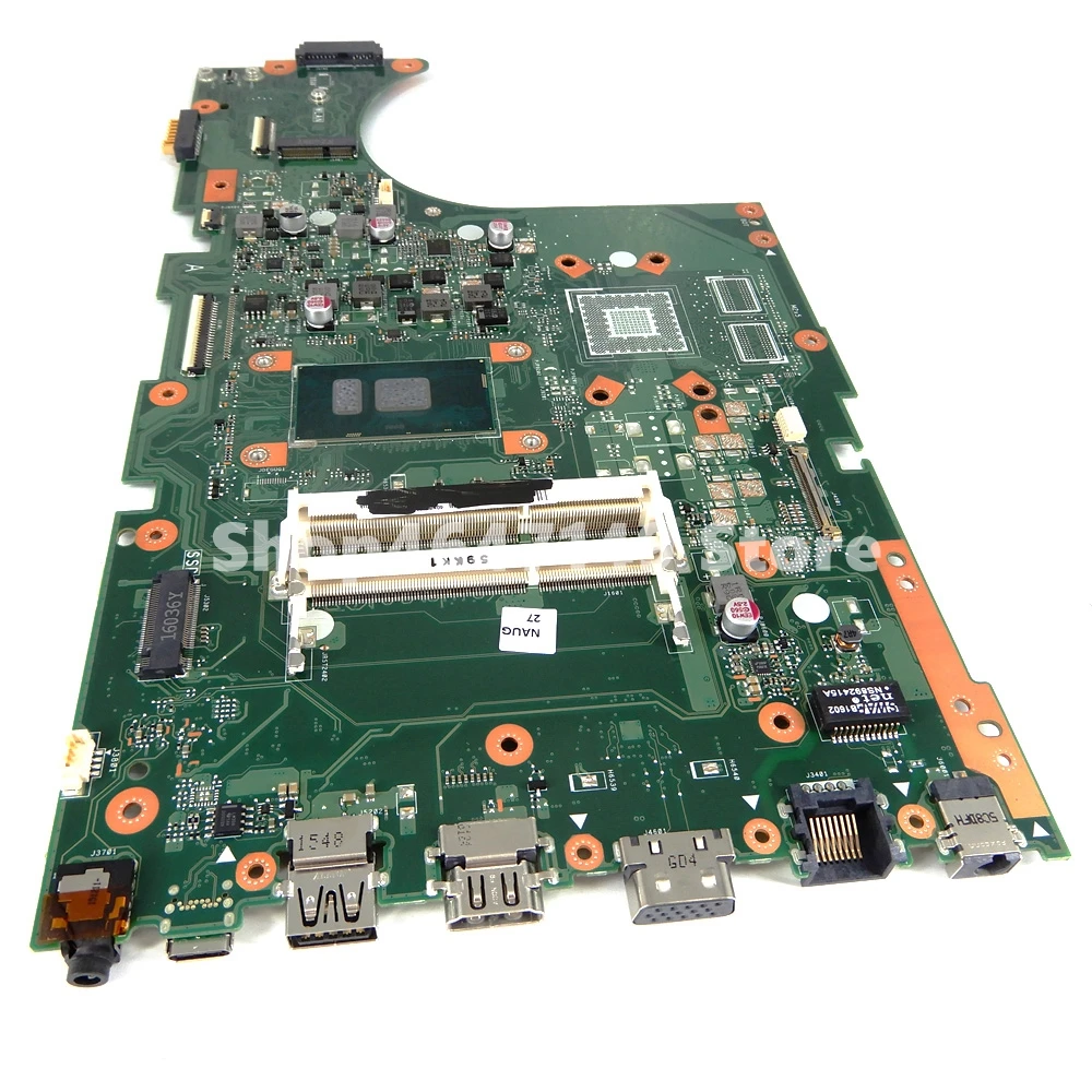 Материнская плата X756UA REV2.0 I3 6100 CPU ASUS X756U X756UJ X756UB X756UV материнская для ноутбука USB3.0