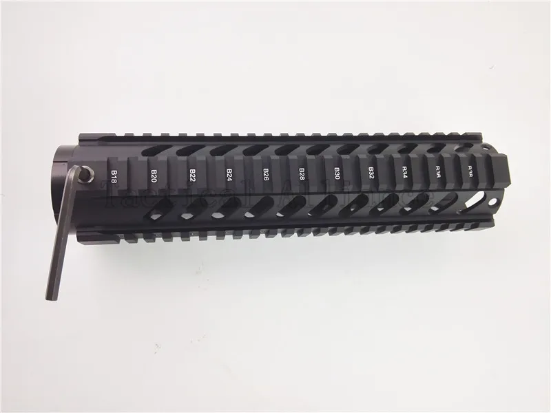 

Hunting 10 '' inch AR .223/5.56 Free Float Quad Handguard RAS Rail AR-15 M16 M4 Handguard RAS Airsoft Paintball Shoot Accessory