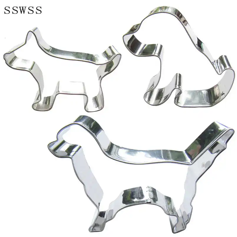 Три домашних собаки далматинь золотистый ретривер собака Акита формочки для