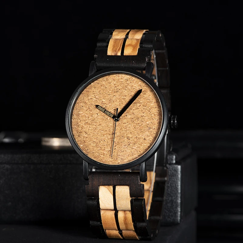 Relogio Masculino BOBO BIRD Wood часы мужские металлические Мужские кварцевые Роскошные