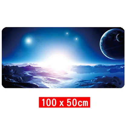 FFFAS 100x50 см супер большой стол для чтения коврик для мыши Подушечка Для клавиатуры мир Tapis De Souris 1 М XXL Размер замок край мыши Большой - Цвет: Model A