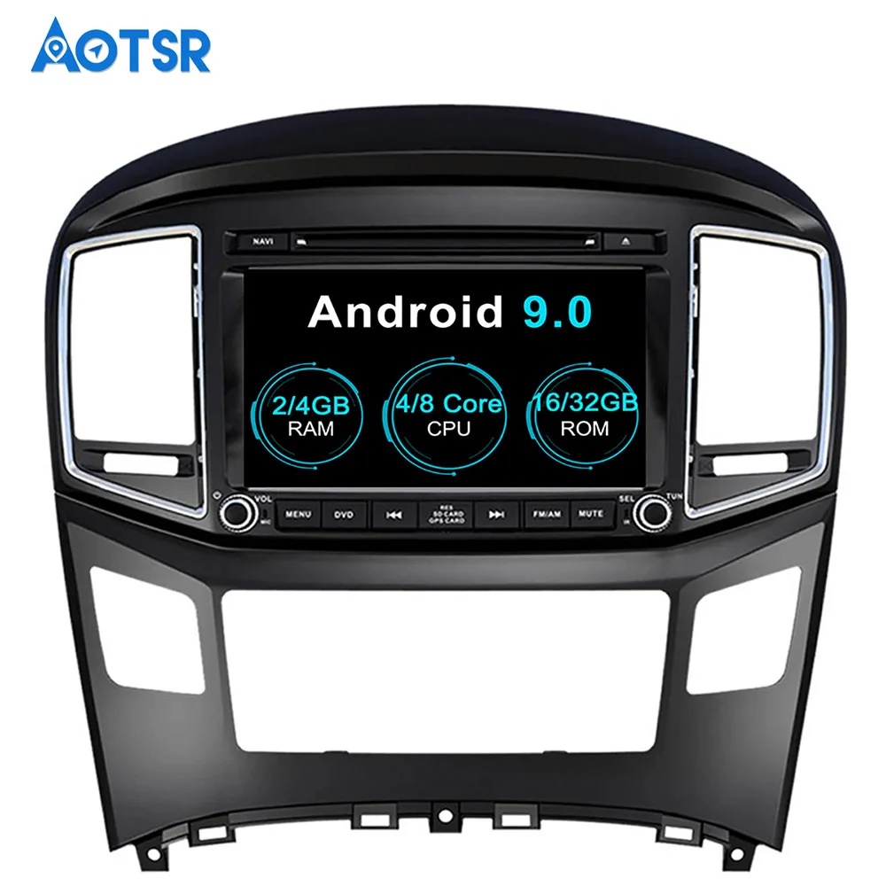 Android9.0 автомобильный DVD плеер GPS навигация для Hyundai H1 Grand Starex Royale i800 2016 2017 Радио