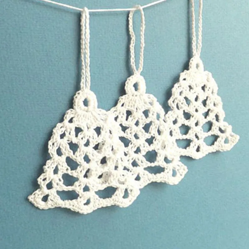 Рождество украшения крючком елочные колокола дерево декор Декор праздник набор