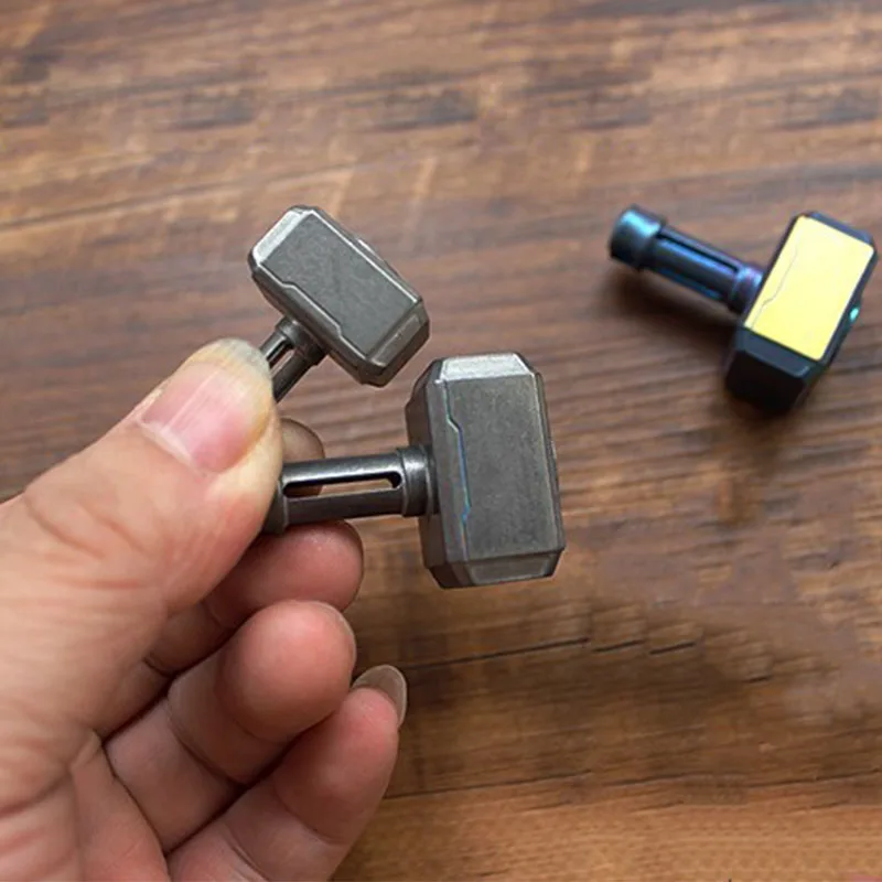 Хит! Титановый сплав Thor's Hammer нож бусины Тритий газ свет самосветящийся в
