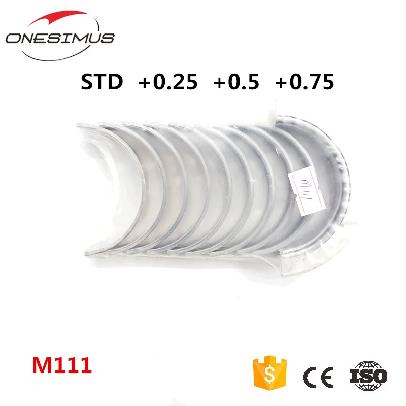 

2pcs M111/R111 OEM MD091399 STD +0.25 0.5 0.75 size Main Bearing and Connecting rod bearing for4D65 4G61 4G36 4G33 4G32