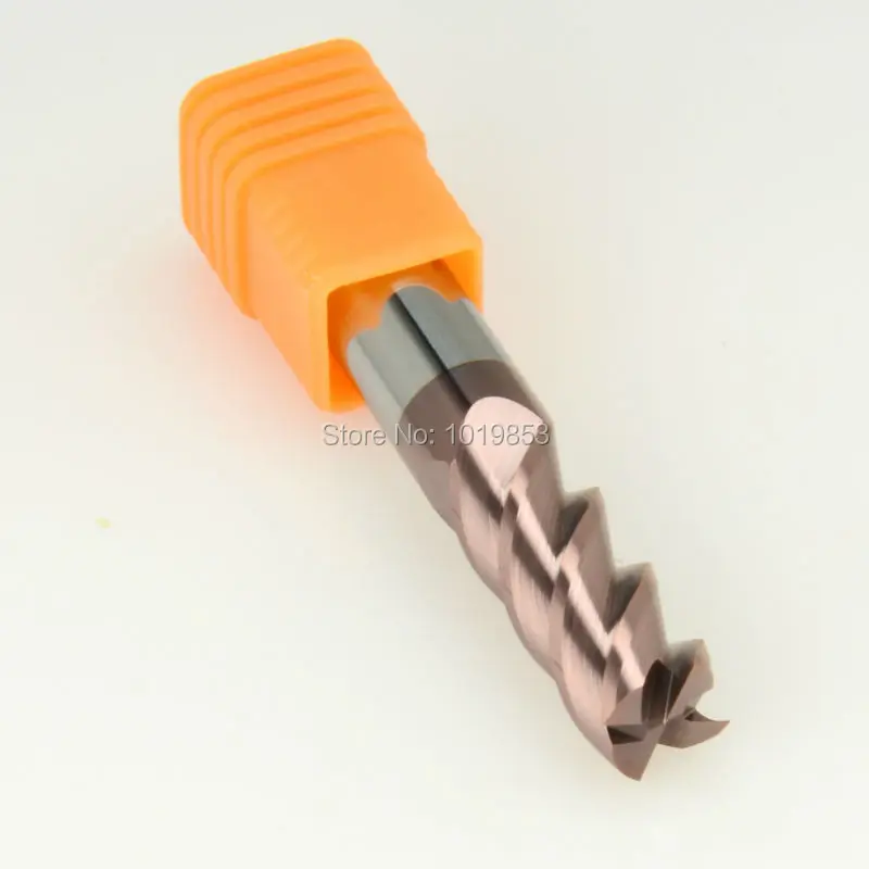 2 шт. SLONS S300 10x10x100L HRC55 Вольфрамовых Твердых сплавов концевые фрезы Фреза для сталь