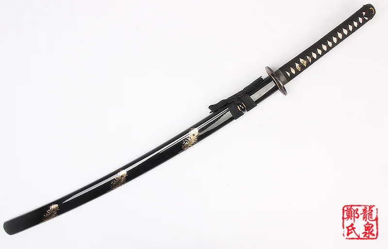 Decorative Sword Ручной Ковки 1045 Углеродистая Сталь Японский Самурай Катана Деревянные