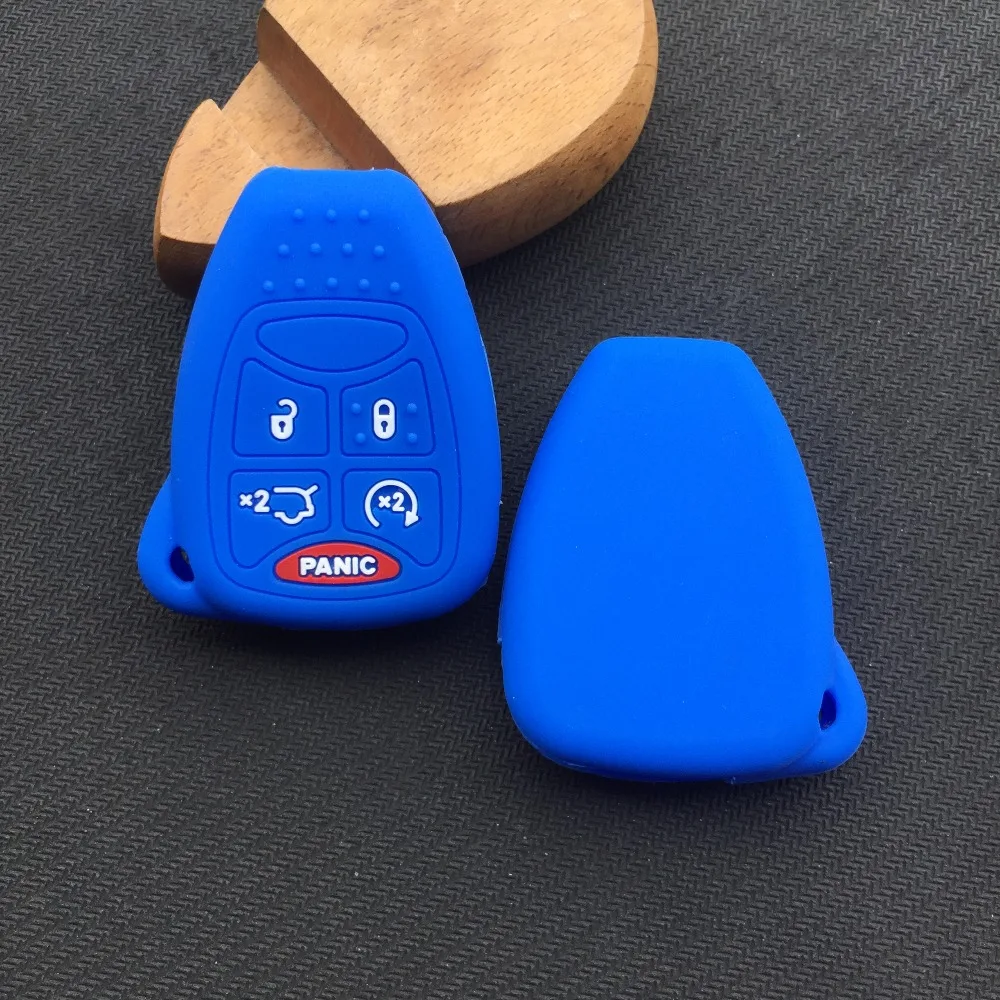 ZAD silicon key cover case cap protect skin set hood for jeep wrangler cherokee Chrysler Liberty Pacifica Sebring Aspen Magn | Автомобили