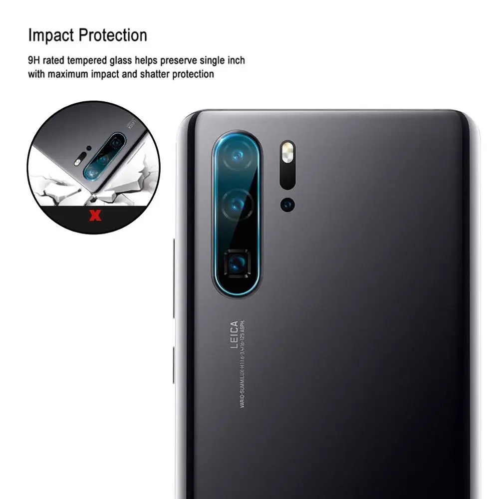 Задняя камера защита объектива для HUAWEI P30 Pro Lite прозрачная Гибкая стеклянная