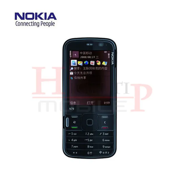 Бесплатная доставка оригинальные сотовые телефоны Nokia N79 3G 5MP WIFI GPS гарантия один