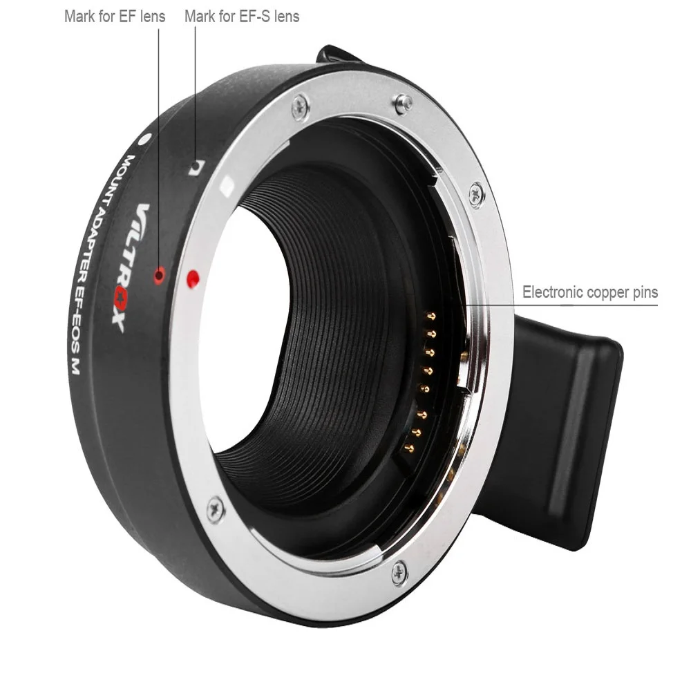 Viltrox EF EOS M AF адаптер для объектива с автофокусом Canon Камера объективов EF|Адаптеры